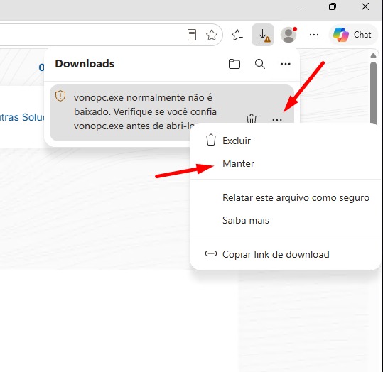 Captura de tela: Como Configurar o Softphone Vono no Windows (2)