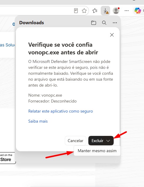 Captura de tela: Como Configurar o Softphone Vono no Windows (3)