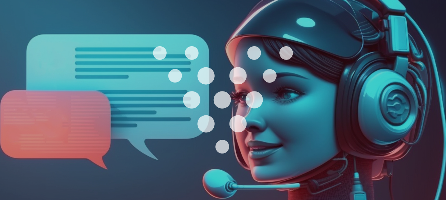 Robô conversando como conceito de Robocall