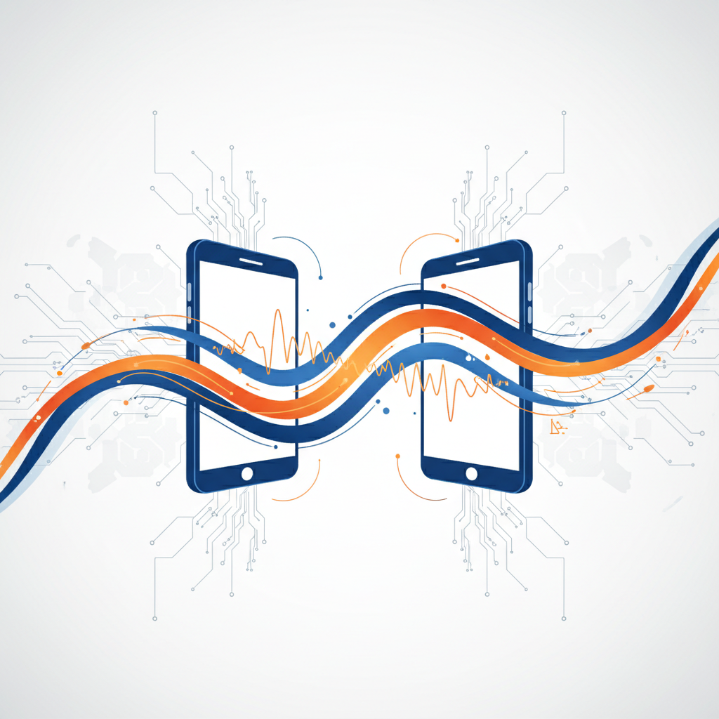 Telefone fixo e celular representando portabilidade numérica VoIP